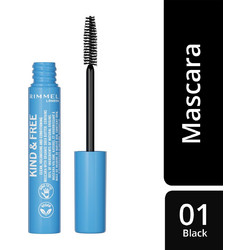 Rimmel Kind & Free 01 Black Αδιάβροχη Mascara για Όγκο 7ml