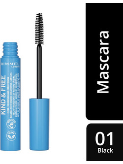 Rimmel Kind & Free 01 Black Αδιάβροχη Mascara για Όγκο 7ml