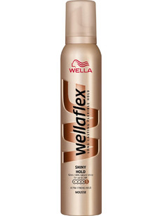 Wella Wellaflex Shiny Hold Αφρός Μαλλιών για Όγκο & Λάμψη Πολύ Δυνατό Κράτημα 200ml