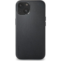 Decoded Leather Back Cover Black (iPhone 13)