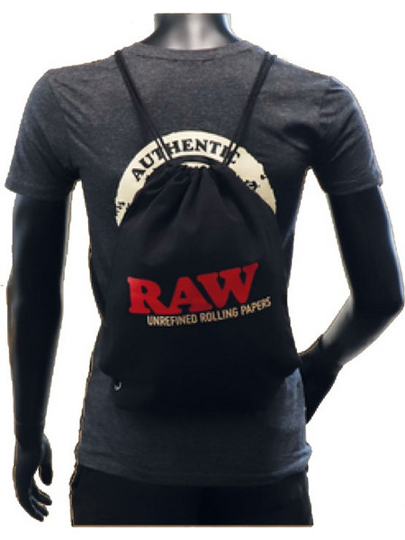 RAW Drawstring Bag Τσάντα Πλάτης - Black