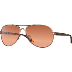 Oakley Feedback OO 4079 01 Ανδρικά Γυαλιά Ηλίου Aviator Μεταλλικά Χρυσά με Καφέ Polarized Φακό