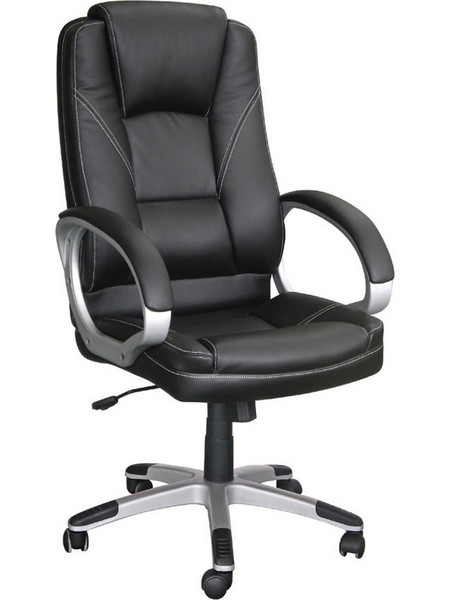 Woodwell BF6950 Καρέκλα Γραφείου Διευθυντική με Προσκέφαλο Στήριξη Μέσης και Ανάκλιση Μαύρη ΕΟ278,1