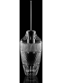 Glass Design Opera XL Ιταλικό Πιγκάλ Μπάνιου Διάφανο Κρύσταλλο O23x43 cm Χρωμέ