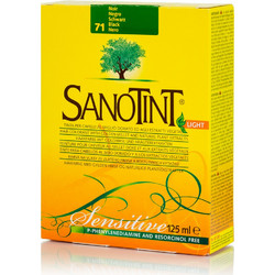 Sanotint Light 71 Μαύρο Φυτική Ημιμόνιμη Βαφή Μαλλιών Χωρίς Αμμωνία 125ml