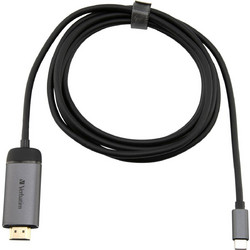 Verbatim Καλώδιο HDMI 1.3 HDMI Male to USB-C Male 1.5m Black 49144
