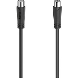 Hama Καλώδιο Κεραίας Coax Male to Coax Female 1.5m Black 205052