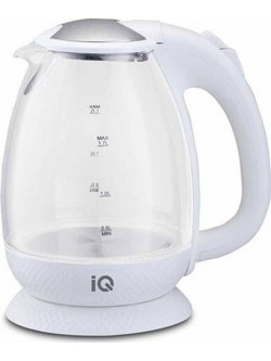 IQ EK-261 Γυάλινος Βραστήρας 1.7lt 2200W Λευκός