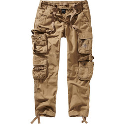 Brandit Ανδρικό Παντελόνι Cargo Joggers Slim Εφαρμογή Μπεζ 1016