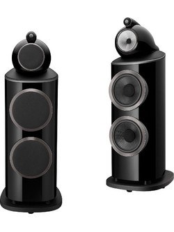 Bowers & Wilkins 801 D4 Ζεύγος Ηχείων Hi-Fi Δαπέδου 1000W 3 Δρόμων Gloss Black
