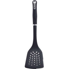 Σπάτουλα Μαγειρικής Τρυπητή Foodies BGMP-4586 35,3x9,5x4,5cm Black MasterPro Nylon