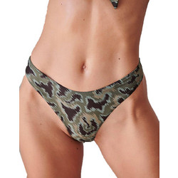BLU4U Art Leo Bikini Brazil Animal Print Χακί 22365155-15