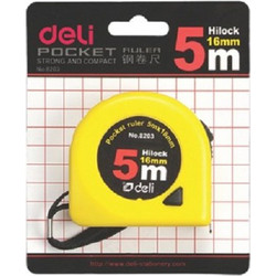 DELI ΜΕΤΡΟΤΑΙΝΙΑ ΑΤΣΑΛΙΝΗ 5mx19mm 2318203