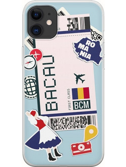 Θήκη Ticket To Bacau iPhone 11 Flexible TPU (Διάφανη Σιλικόνη)