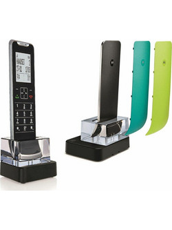 Motorola IT.6.1.XC Ασύρματο Τηλέφωνο με Ανοιχτή Ακρόαση Μαύρο Πράσινο Φούξια