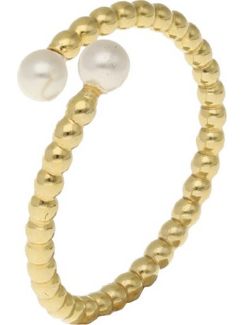 Victoria Cruz Γυναικείο Δαχτυλίδι από Ασήμι Χρυσό με Swarovski A4167-00DA