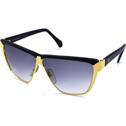 Gian Marco Venturi GMV8519 00B Γυναικεία Γυαλιά Ηλίου Aviator Κοκάλινα Μαύρα με Μαύρο Degradee Φακό