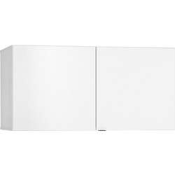 PoliHome Δίφυλλη Ντουλάπα Ρούχων Young Λευκή 104.5x106x53.5cm 16267149