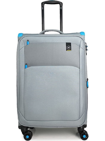 BG Berlin Trolley Ultra Soft Βαλίτσα Μεσαία 68x43x27cm με 4 Ρόδες Γκρι
