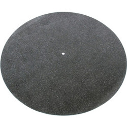 Tonar Black Leather turntable mat