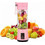 HM-03 Φορητό Μπλέντερ για Smoothie 380ml Ροζ