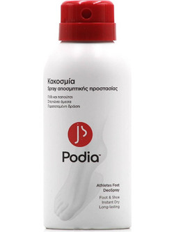 Podia Athlete's Αποσμητικό Spray Χωρίς Αλουμίνιο για Μύκητες Ποδιών 150ml
