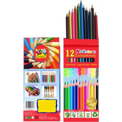 Mr. Colour Ξυλομπογιές Σετ 12τμχ