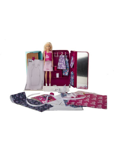 Sambro Barbie Crafting Wardrobe με Κούκλα