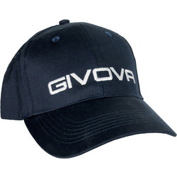 Givova Cappellino Con Visiera Καπέλο Jockey Υφασμάτινο Μαύρο ACC04-0004
