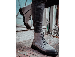 Ben Tailor Ανδρικά Αρβυλάκια Suede Γκρι BENT.0616
