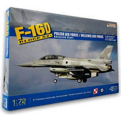 Kinetic Model Kits F-16D52 Συναρμολογούμενο Πλαστικό Μοντέλο Αεροπλάνου 1:72
