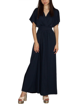 Rut & Circle Vivian Καλοκαιρινό Φόρεμα για Γάμο / Βάπτιση Navy Μπλε 1031-004679-0083