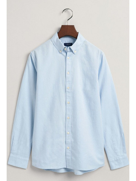 Πουκάμισο παιδικό γαλάζιο Oxford Gant teens Capri Blue