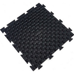 ArtPlast Δάπεδο PVC Tenax Anti-Fatigue 500x500x10 mm Μαύρο Art. P50DFN