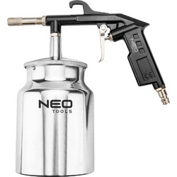 NEO TOOLS Πιστόλι αμμοβολής αέρος με δοχείο 1 lt 14-724
