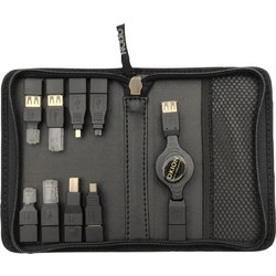 RC1477U . OKION Travel Kit με αναδιπλούμενο καλώδιο Spin-n-Go