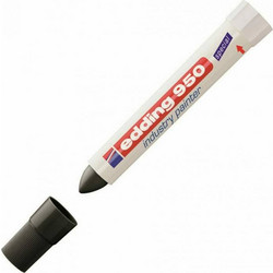 Edding 950 Μαρκαδόρος Ανεξίτηλος Βιομηχανικής Χρήσης 10mm Μαύρος