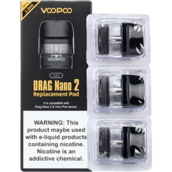 VooPoo DRAG NANO 2 Pod 2ml with coil 1.2ohm (3 ανταλλακτικά)