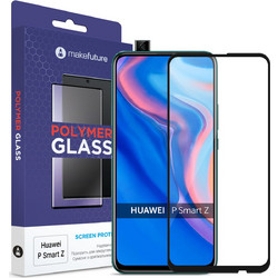 Tempered Glass 9H Για Huawei PSMART Z Full Cover Glue Προστατευτικό Οθόνης Mαύρο