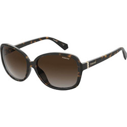 Polaroid Eyewear PLD4098/S 086/LA Γυναικεία Γυαλιά Ηλίου Oversized Κοκάλινα Ταρταρούγα με Καφέ Degradee Φακό