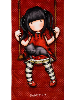 Santoro Gorjuss Ruby Παιδική Πετσέτα Θαλάσσης Πολύχρωμη 75x150cm SA91002