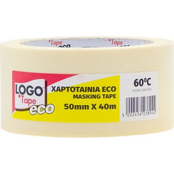 Logo Χαρτοταινία 60C Λευκή 50mm x 40m 1τμχ Eco 60C 5202456238944