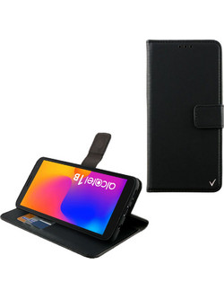 Volte-Tel Allure Magnet Book Stand Clip Θήκη Alcatel 1B 2022 5031G Black