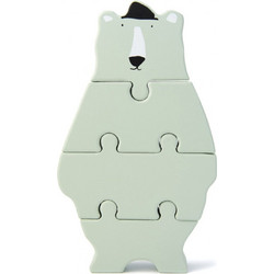 Παιδικό Puzzle Trixie Ξύλινο Mr.Polar Bear 4 Κομμάτια