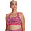 Under Armour Mid Crossback Sports Αθλητικό Μπουστάκι με Μέτρια Στήριξη Φούξια 1361042-975