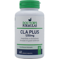 Doctor's Formulas CLA Plus Συμπλήρωμα Διατροφής 1250mg 60 Μαλακές Κάψουλες