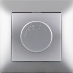 Entac Arnold Recessed wall switch dimmer max.200W Silver
