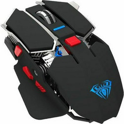 Aula Wind SC300 Ασύρματο Gaming Ποντίκι 1200 DPI Black