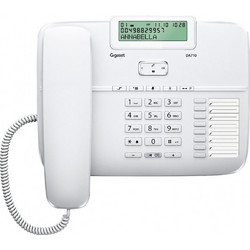 Gigaset DA710 Ενσύρματο Τηλέφωνο με Ανοιχτή Ακρόαση Λευκό