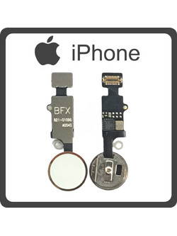 Συμβατό Για Apple iPhone 7 (A1660) iPhone7+ (A1661) iPhone8 (A1863) iPhone8+ (A1864) iPhone SE 2020 (A2275) BFX Home Button Κεντρικό Κουμπί + Flex Cable Rose Gold